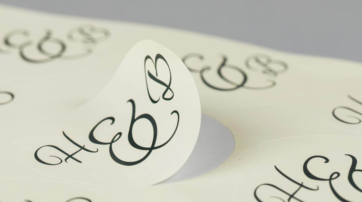 Round Wedding Stickers